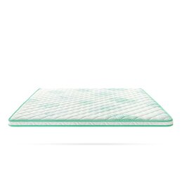 Matelas 60x100 cm 5 cm d'épaisseur Blanc + vert