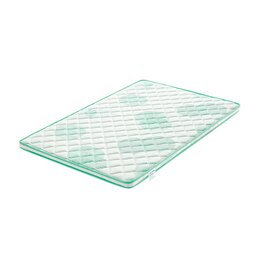 Matelas 60x100 cm 5 cm d'épaisseur Blanc + vert