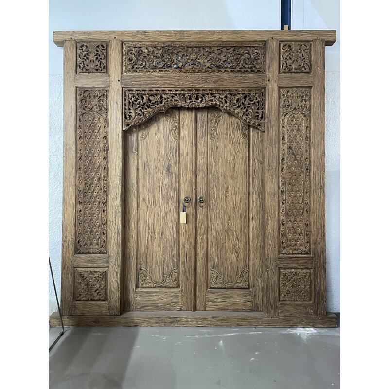 Porte Antique en Teck ancien SA 265 266 H x 235 L cm