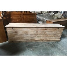 Coffre en teck 200x50x70 cm (BF-027)