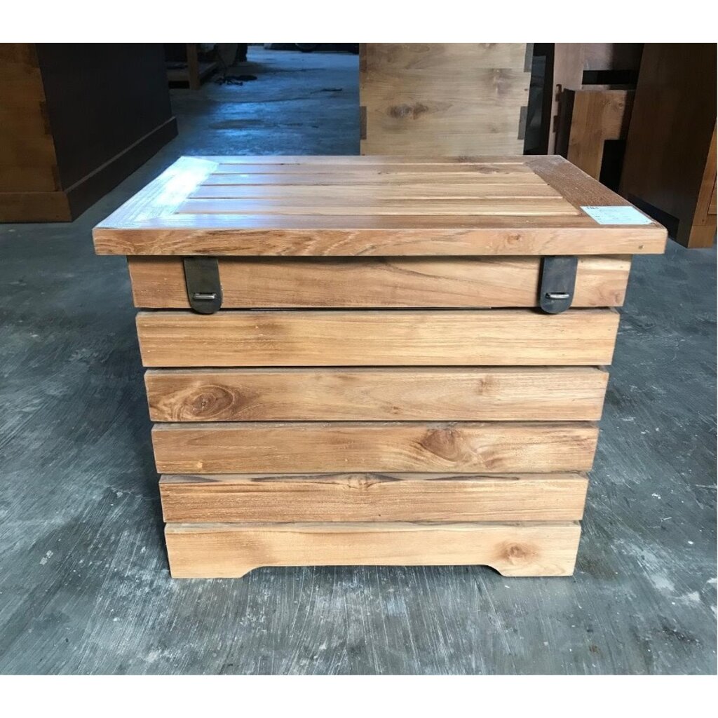 Coffre en teck 50x40x47 Cm (BT-014)