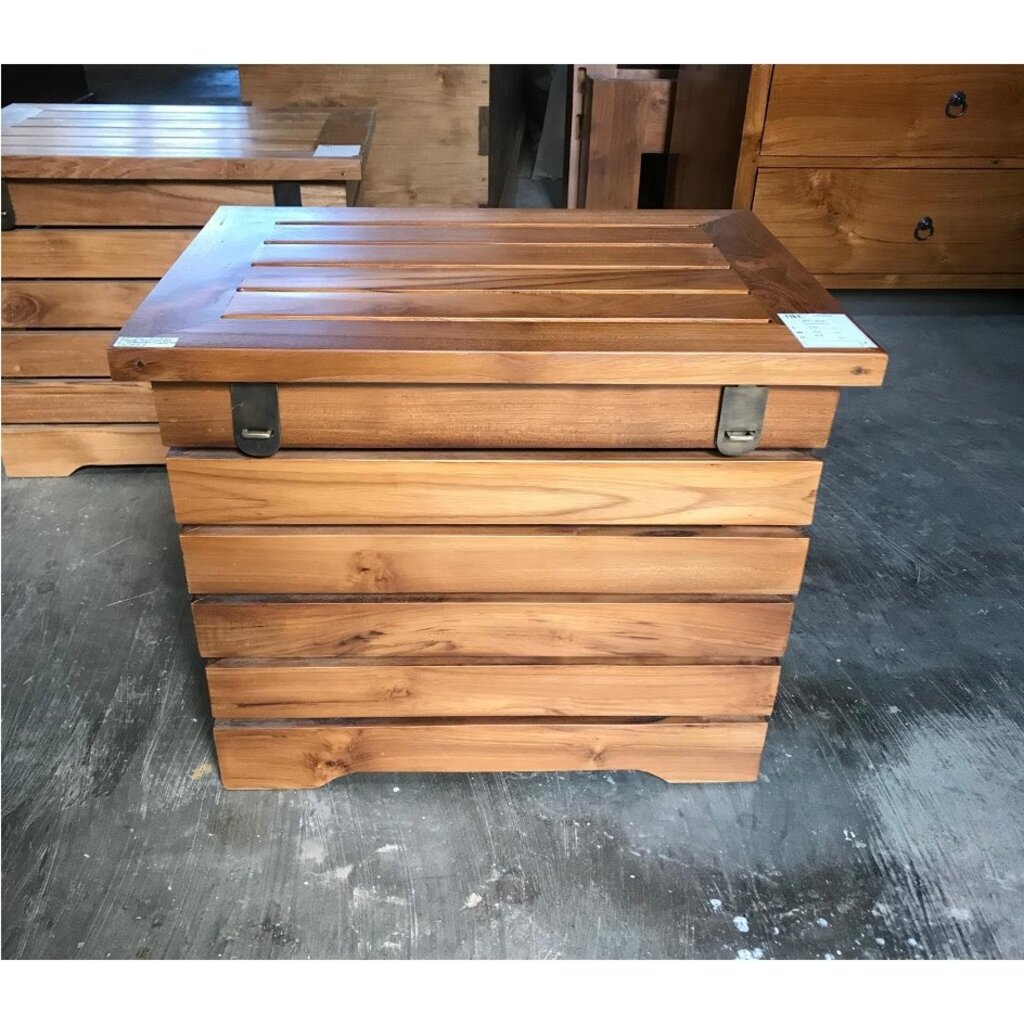Coffre en teck 50x40x47 Cm (BT-014)