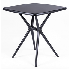 Table d'extérieur en résine carrée 70x70x74 cm
