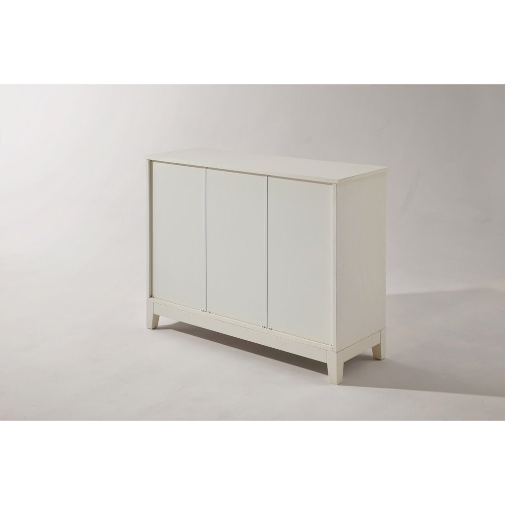 Commode 7 tiroirs 115 cm Blanc