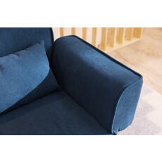Canapé clic clac 152x83x70 cm bleu