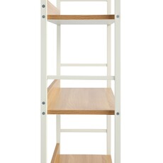 Étagère métal 4 étages blanc