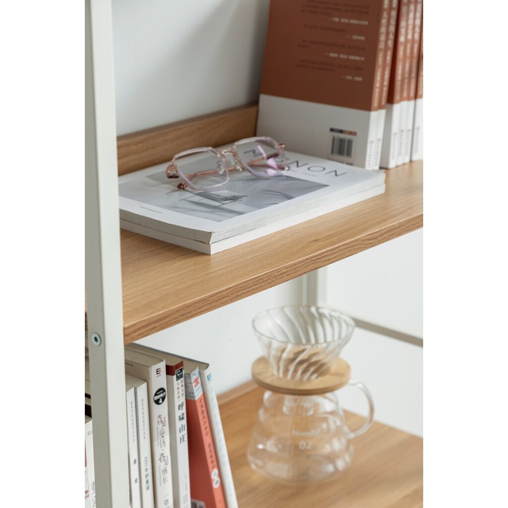 Étagère métal 4 étages blanc