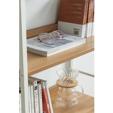 Étagère métal 4 étages blanc