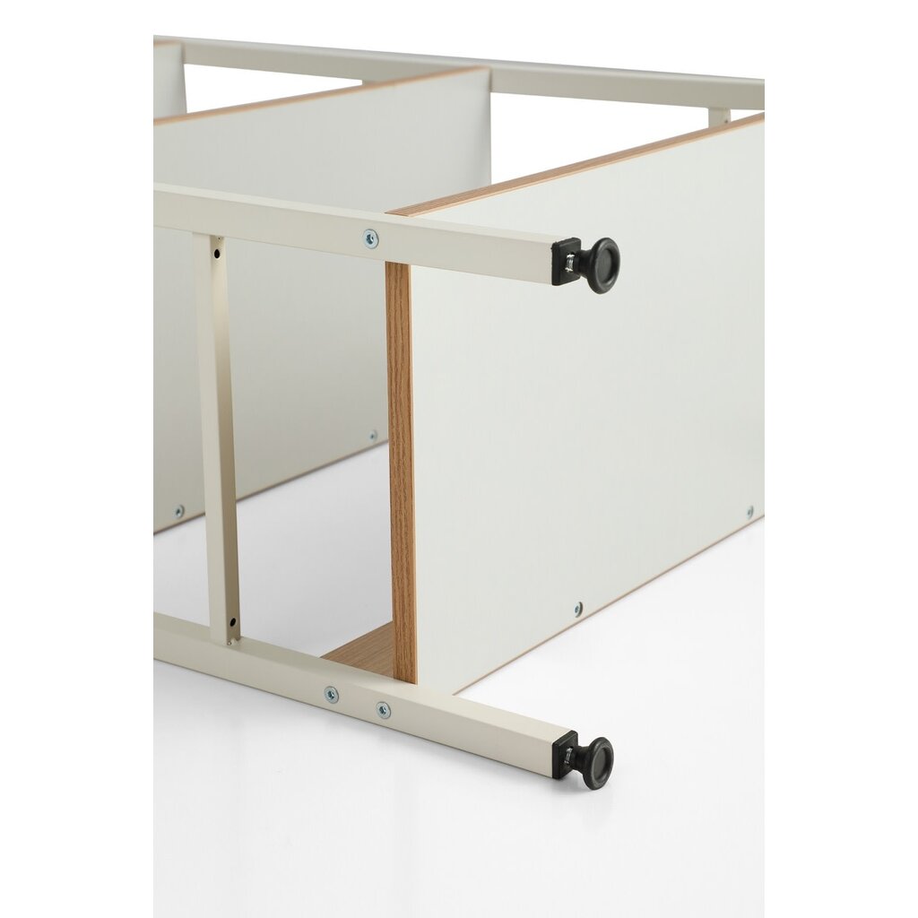 Étagère métal 4 étages blanc