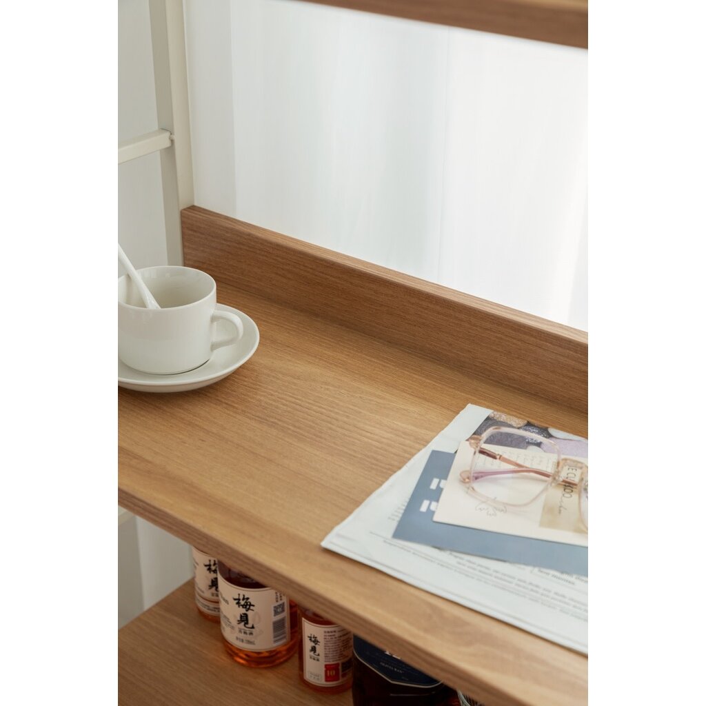 Étagère métal 4 étages blanc