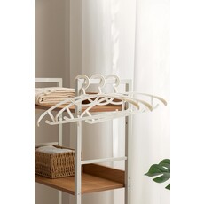 Étagère métal 4 étages blanc