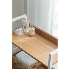 Étagère métal 4 étages blanc