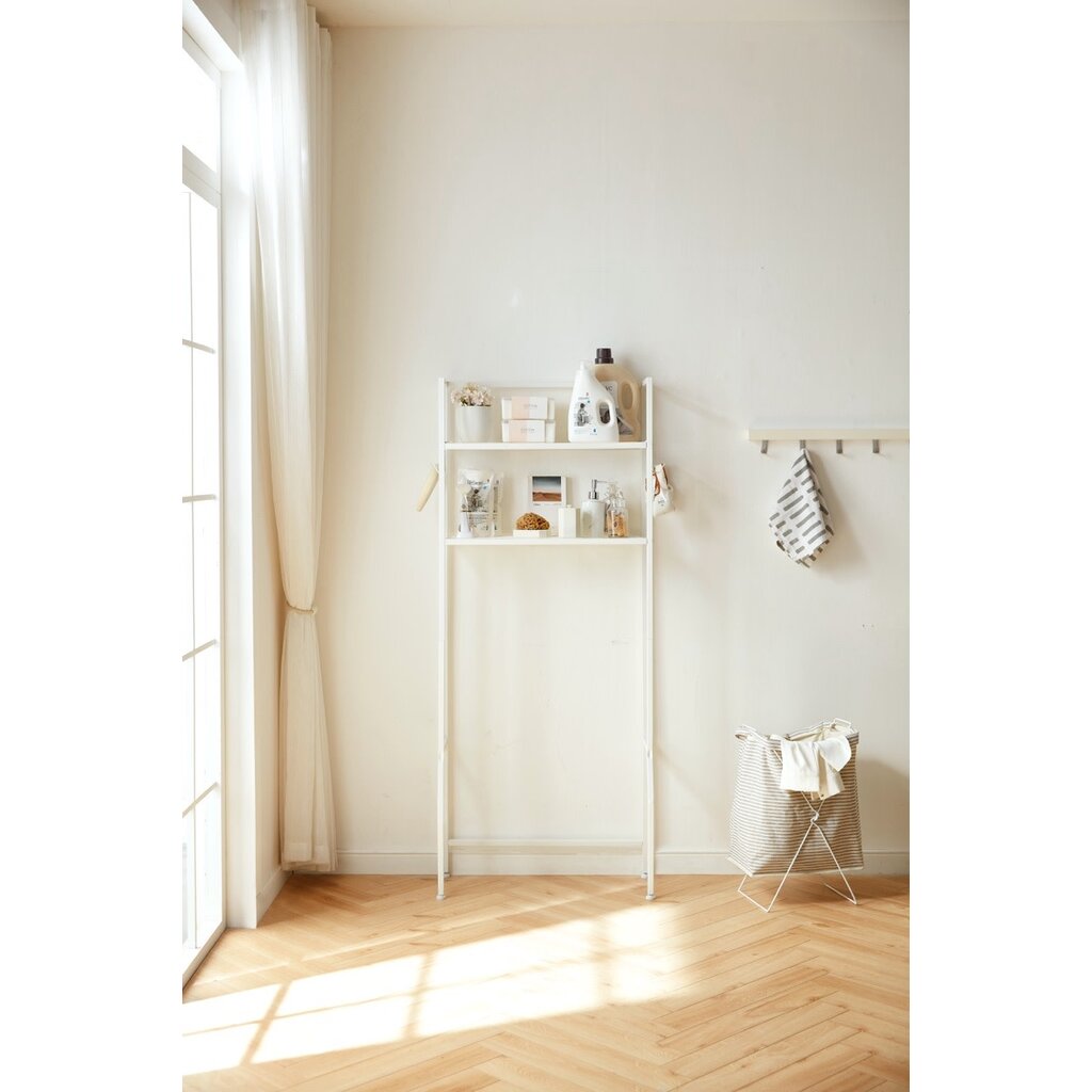 Étagère de rangement métal Blanc