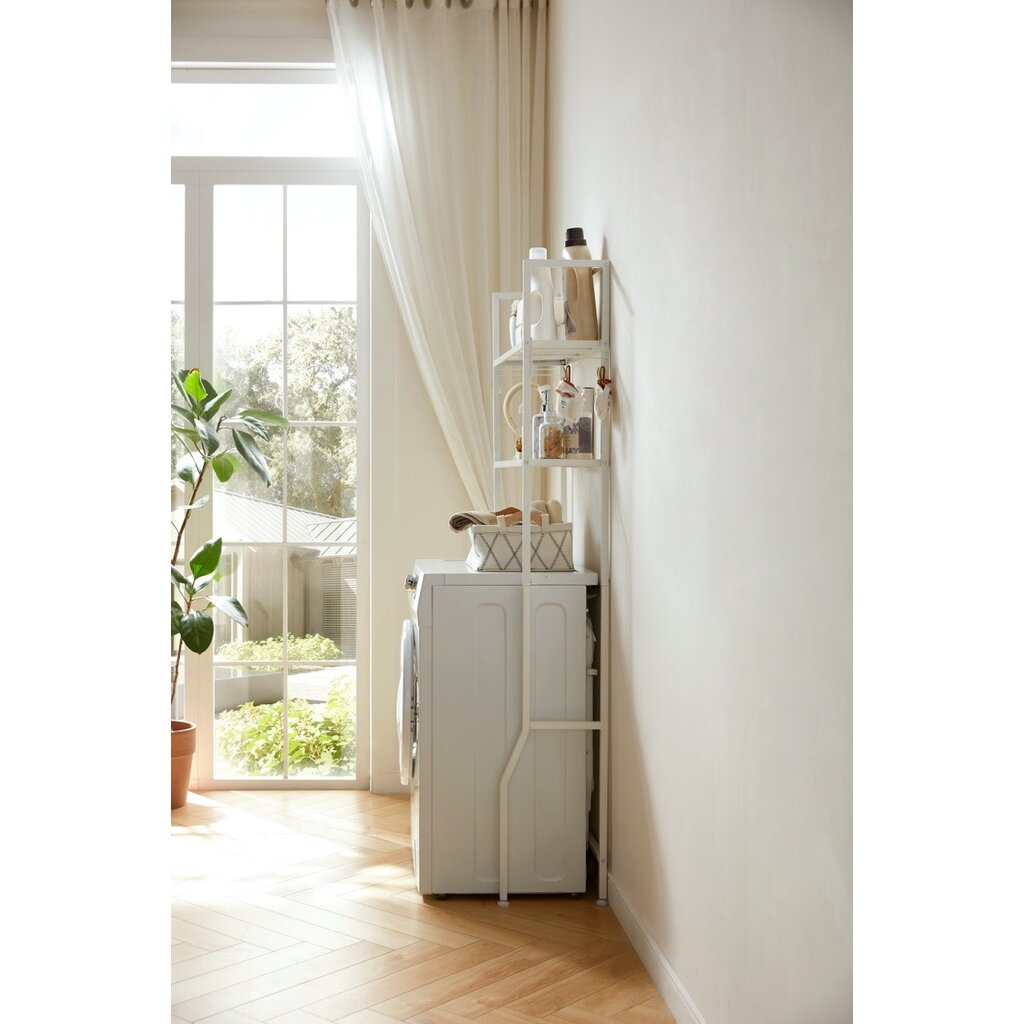 Étagère de rangement métal Blanc