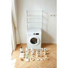 Étagère de rangement métal Blanc