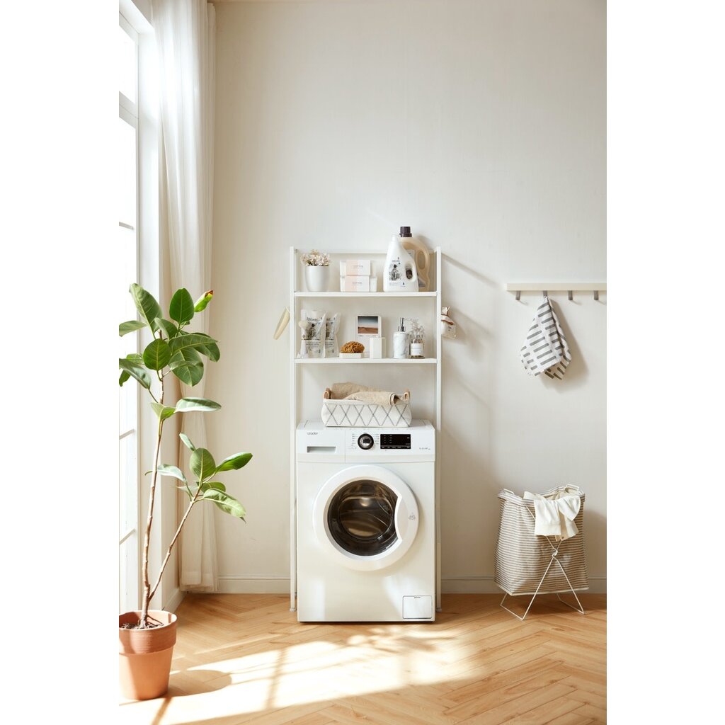 Étagère de rangement métal Blanc