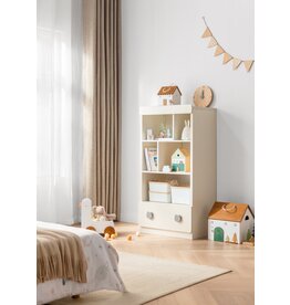 Meuble de rangement enfant 2 tiroirs blanc