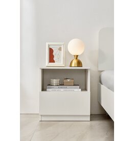 Table de chevet 1 tiroir blanc