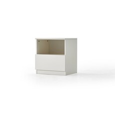 Table de chevet 1 tiroir blanc
