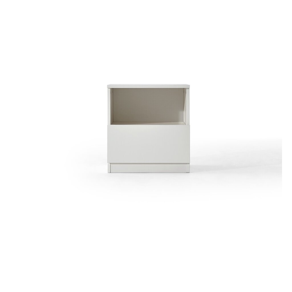 Table de chevet 1 tiroir blanc