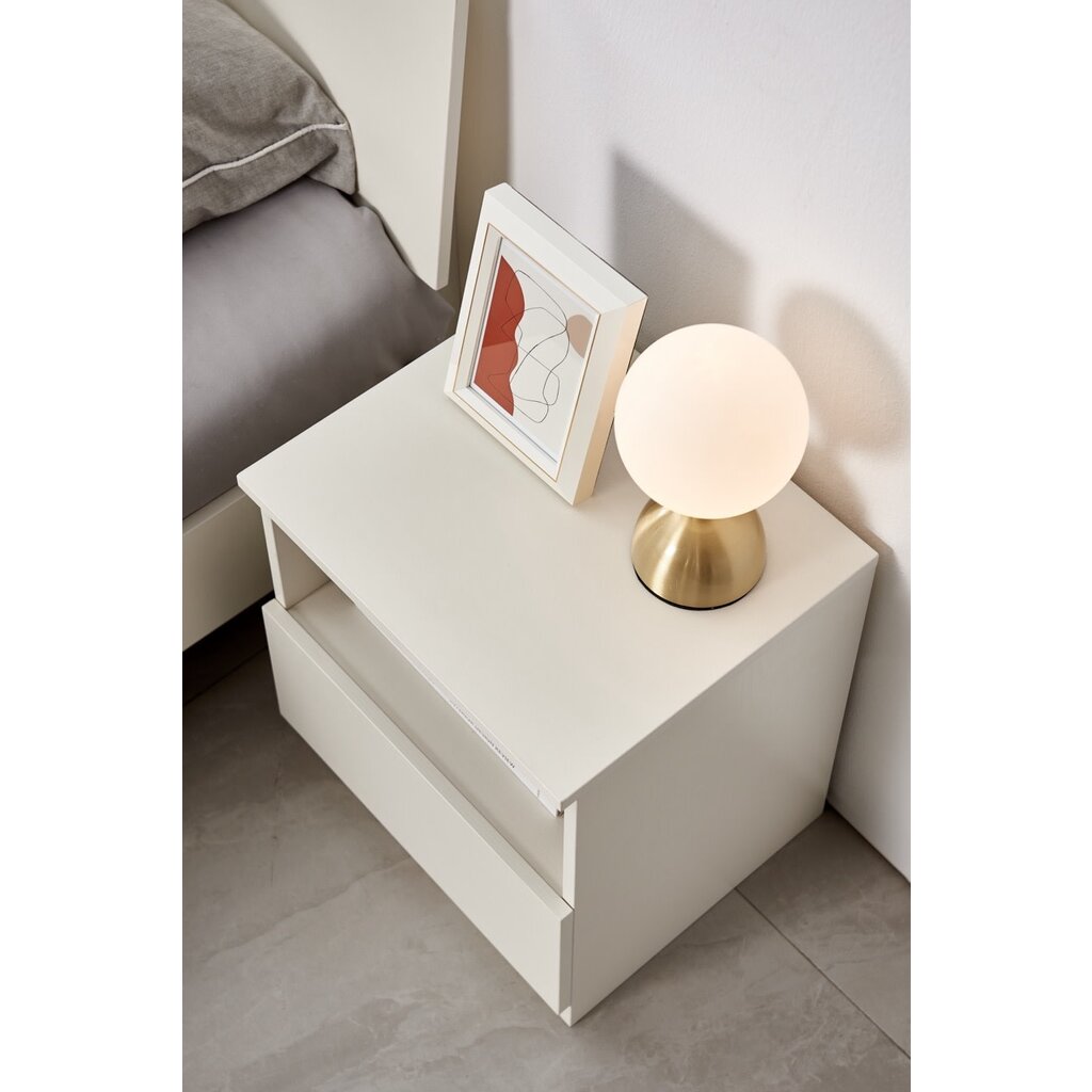 Table de chevet 1 tiroir blanc