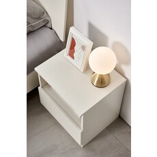 Table de chevet 1 tiroir blanc