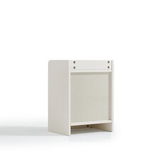 Table de chevet blanche