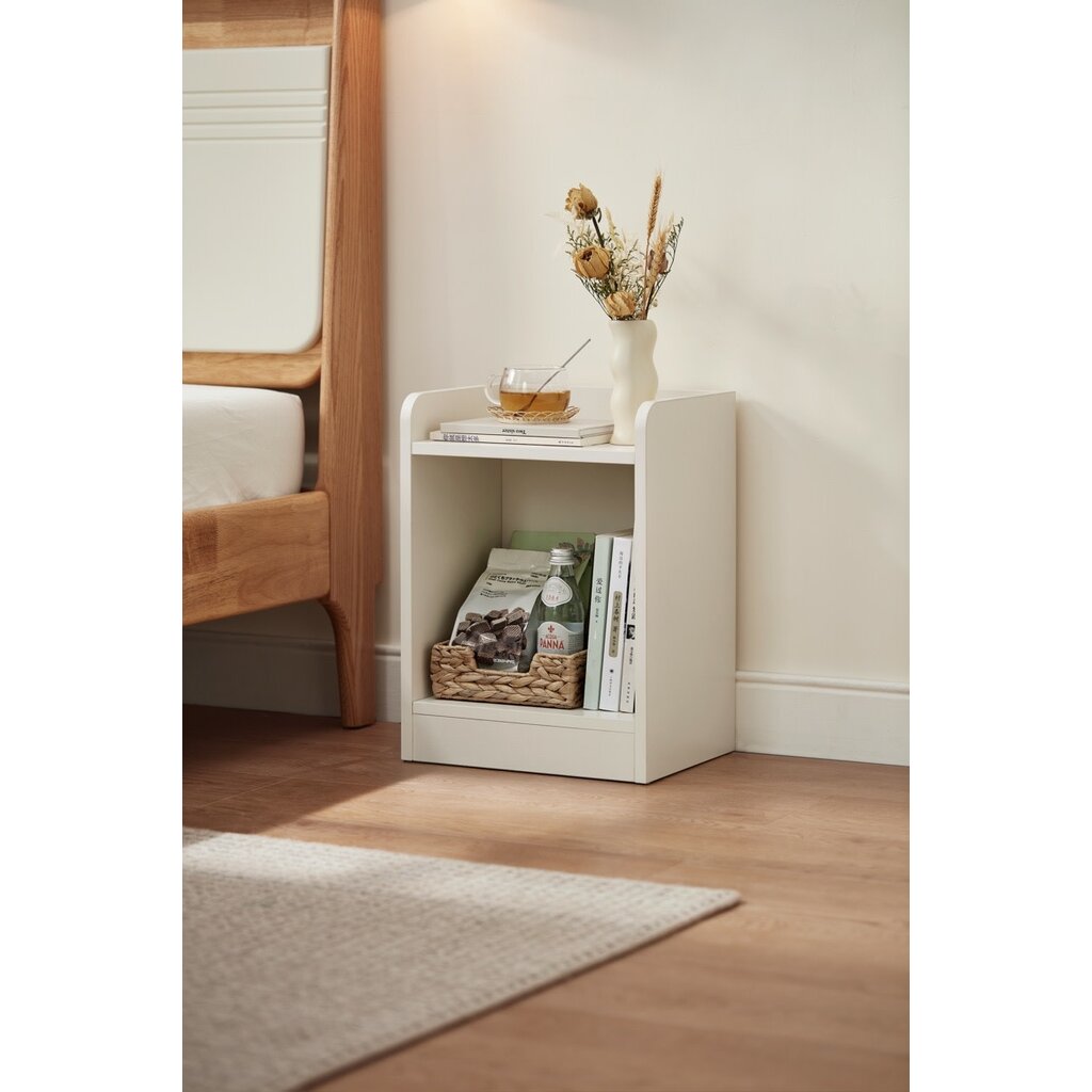 Table de chevet blanche