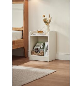 Table de chevet blanche