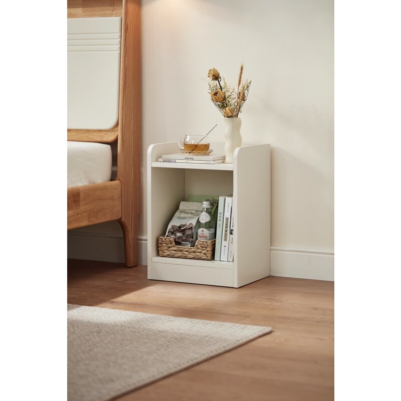 Table de chevet blanche
