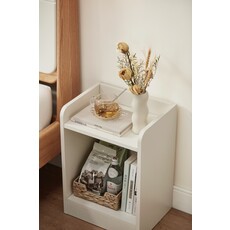 Table de chevet blanche