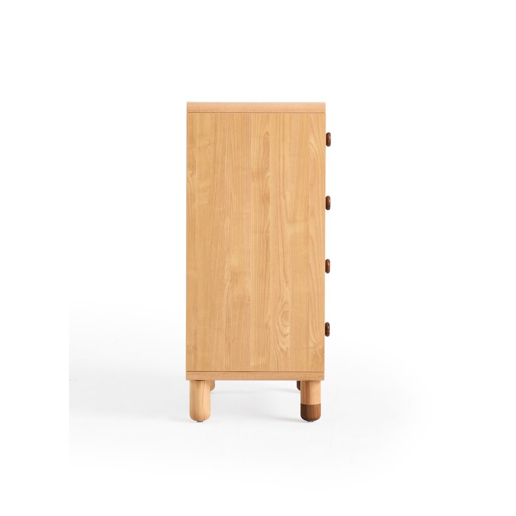 Commode 4 tiroirs 60x43x92 cm bois