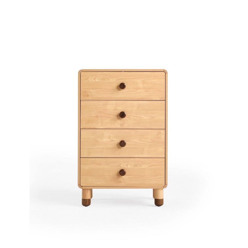 Commode 4 tiroirs 60x43x92 cm bois