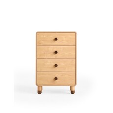 Commode 4 tiroirs 60x43x92 cm bois