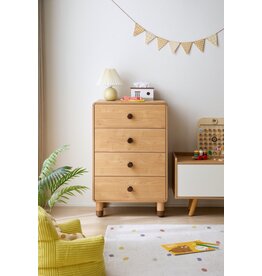 Commode 4 tiroirs 60x43x92 cm bois