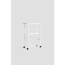 Chariot de rangement blanc