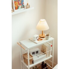 Chariot de rangement blanc