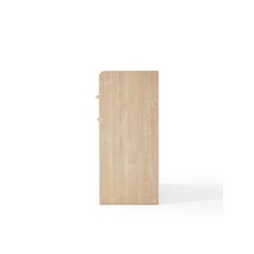 Buffet 3 portes 1 tiroir blanc et bois