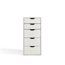 Casier 5 tiroirs blanc