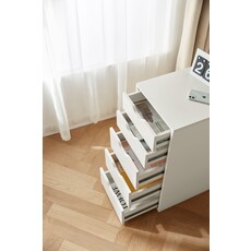 Casier 5 tiroirs blanc