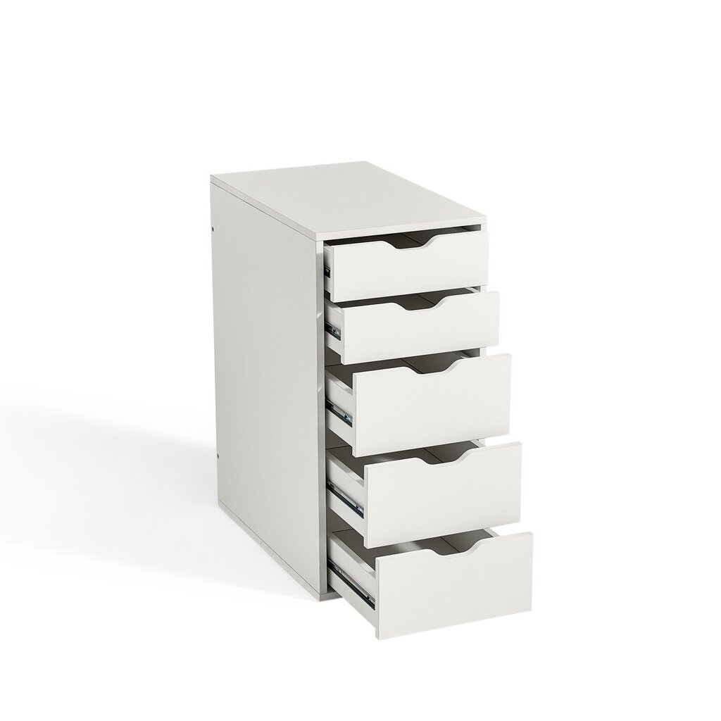 Casier 5 tiroirs blanc