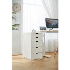 Casier 5 tiroirs blanc