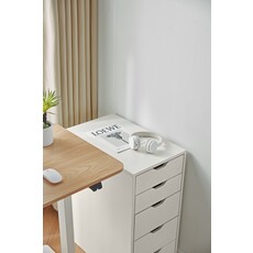 Casier 5 tiroirs blanc