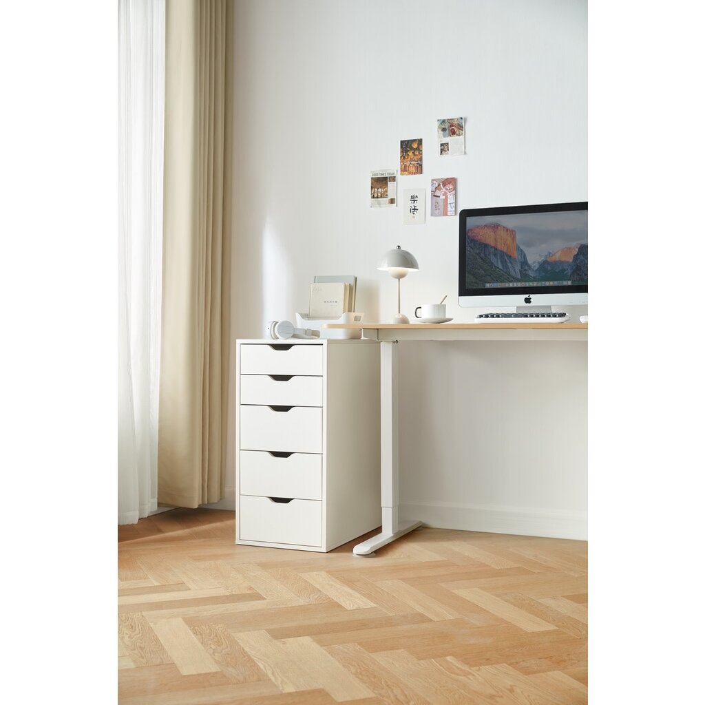 Casier 5 tiroirs blanc