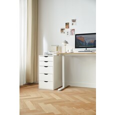 Casier 5 tiroirs blanc