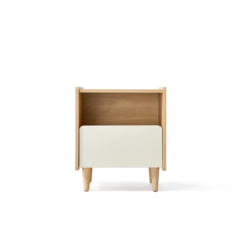 Table de chevet 1 tiroir bois blanc