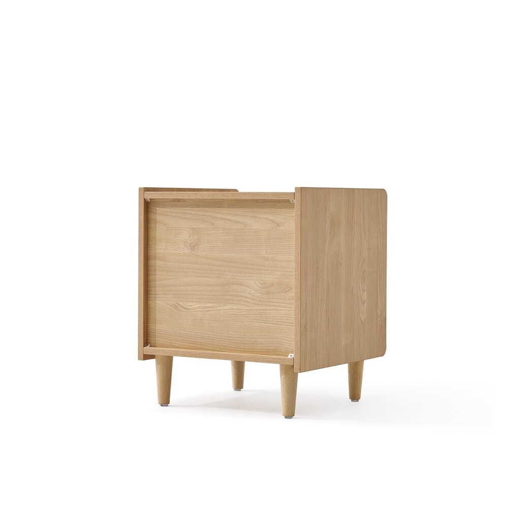 Table de chevet 1 tiroir bois blanc