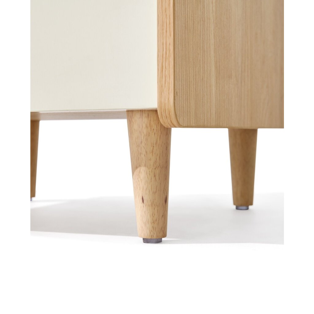 Table de chevet 1 tiroir bois blanc