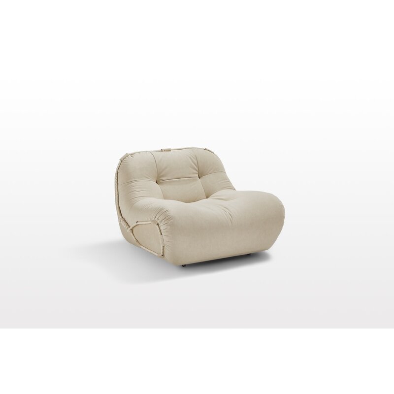 Fauteuil avec roulettes sable