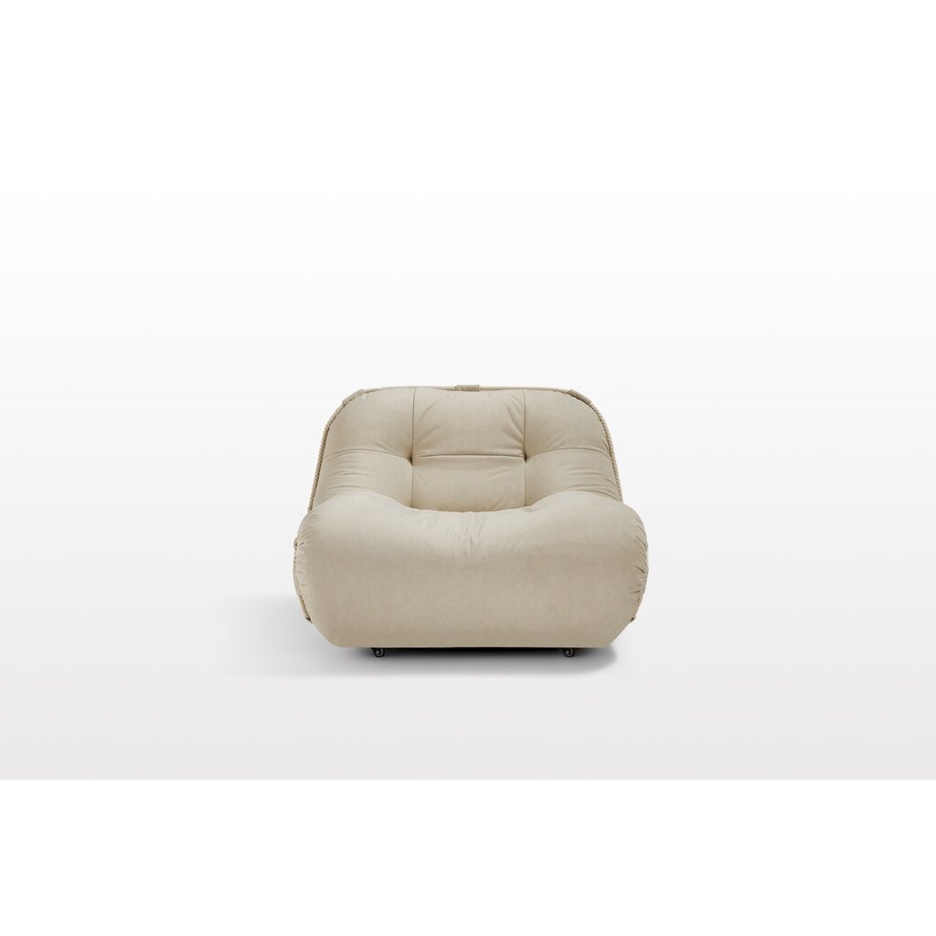 Fauteuil avec roulettes sable